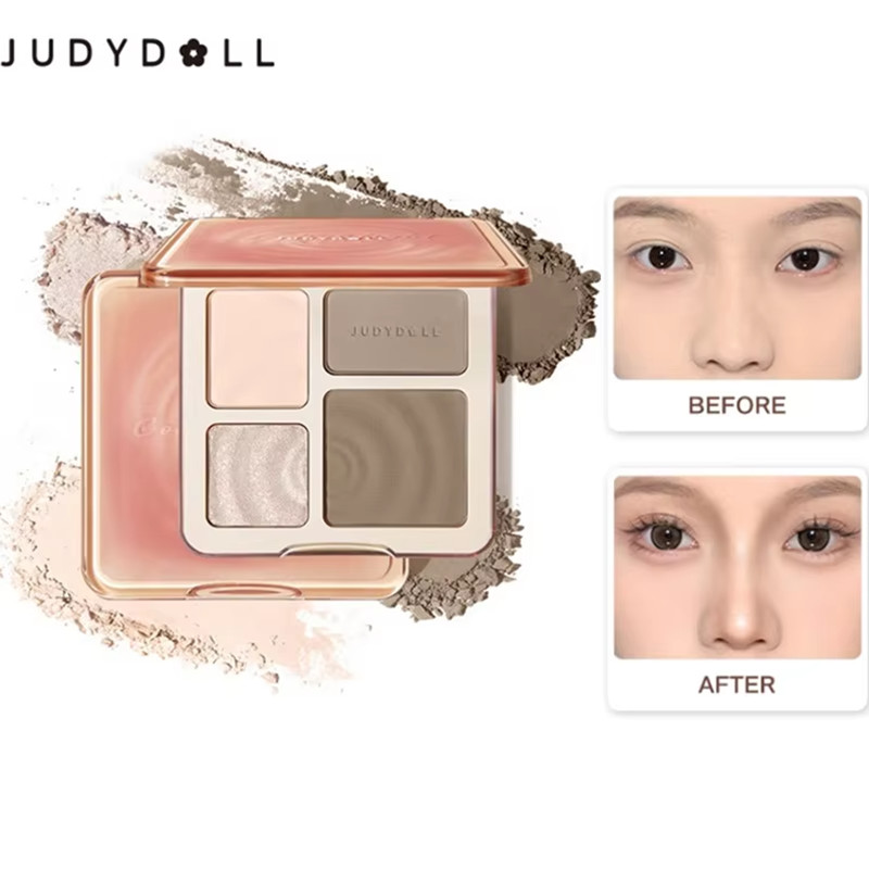 Highlighter Bronzer Palette - JUDYDOLL-Bâton de contour étanche et ensemble