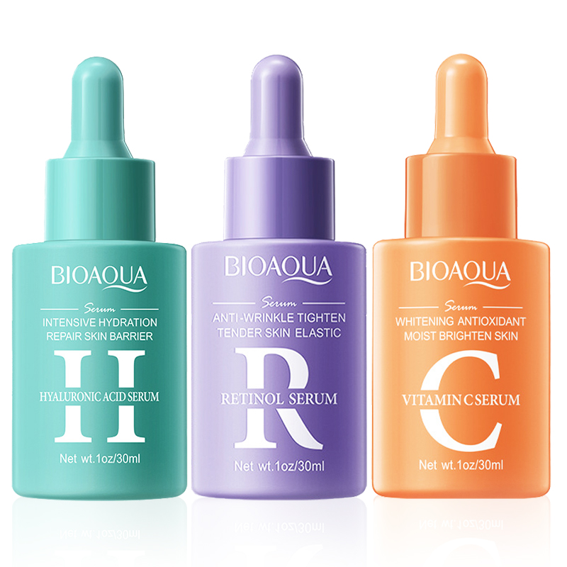 The Ordinary Serum Hyaluronic Acid - 1/3 pièces BIOAQUA vitamine C rétinol