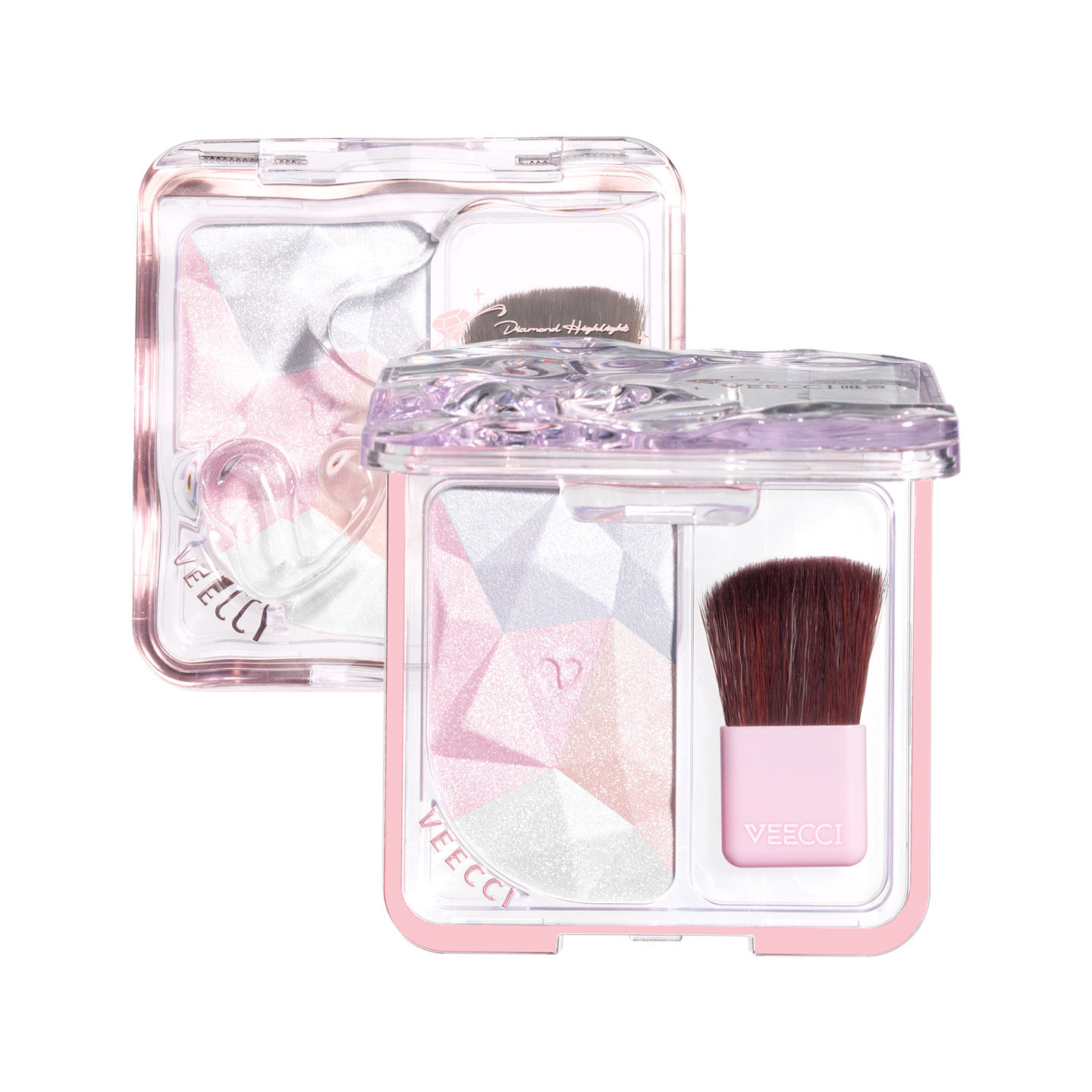 Highlighter Bronzer Palette - Palette de contour et d'illuminateur VEECCI