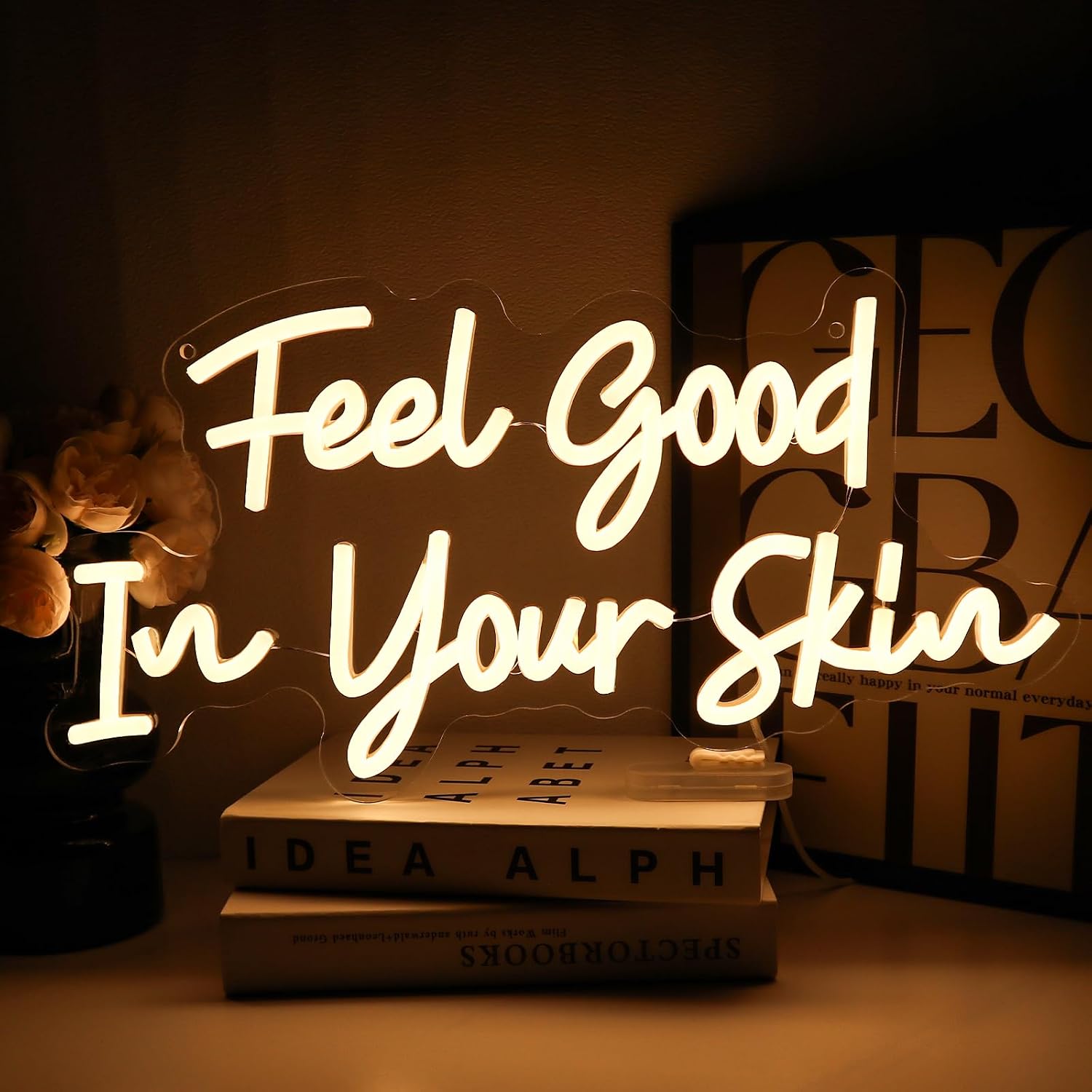 Your Beauty Makeup - Enseigne néon LED « Se sentir
