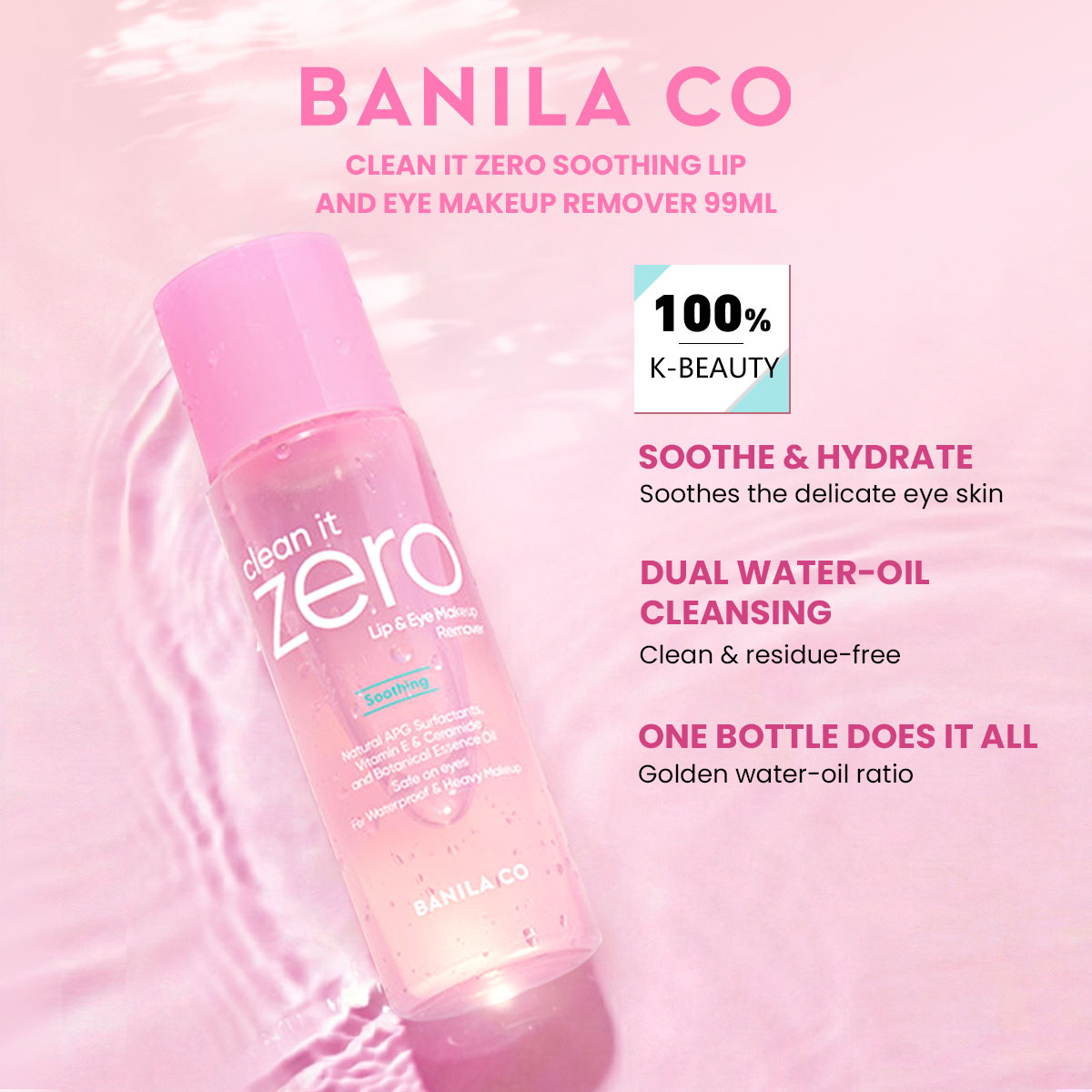 BANILA CO Clean it Zero Soothi - Beauty Makeup Vanity avis et prix