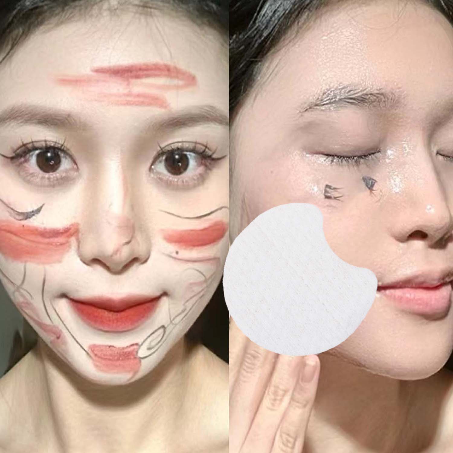 300/1800 pièces coin manquant  - Kiss Beauty Makeup Remover avis et prix