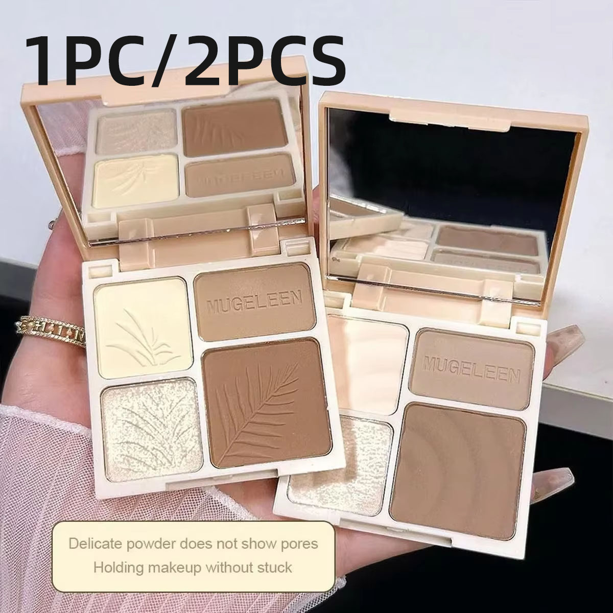 Plaque de retouche quatre coul - Highlighter Bronzer Palette avis et prix