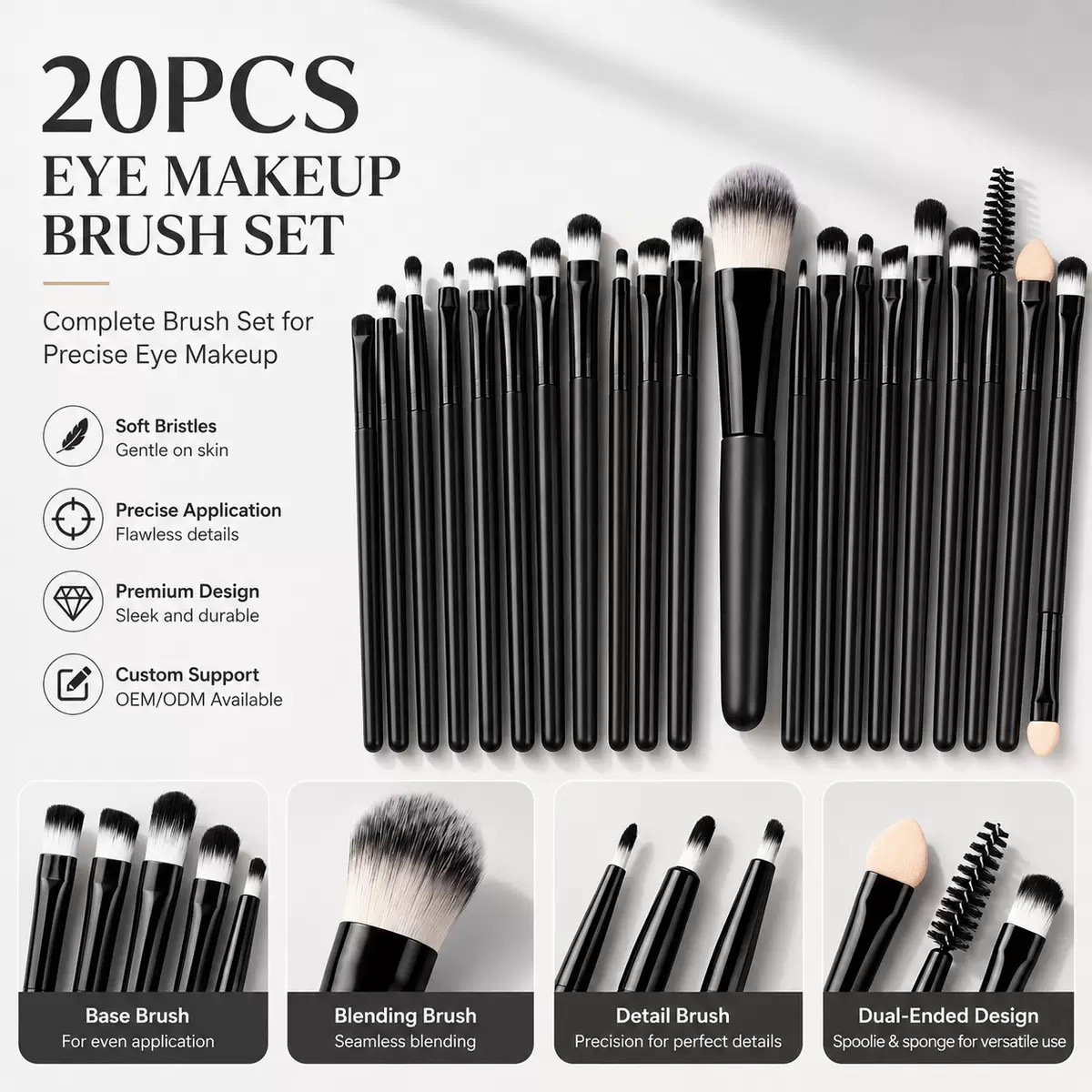 Ensemble de 20 pinceaux de maq - Beauty Makeup Eyeshadow avis et prix