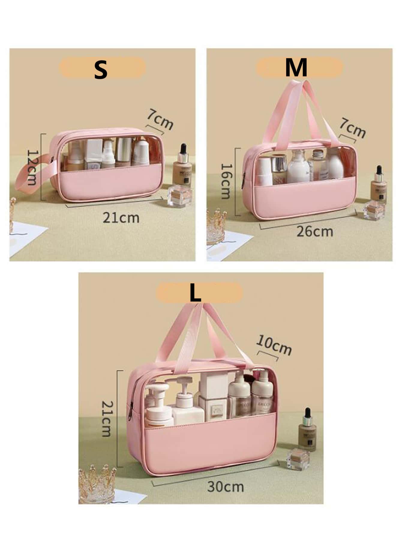 Sac à cosmétiques 3 pièces/ens - Your Beauty Makeup avis et prix