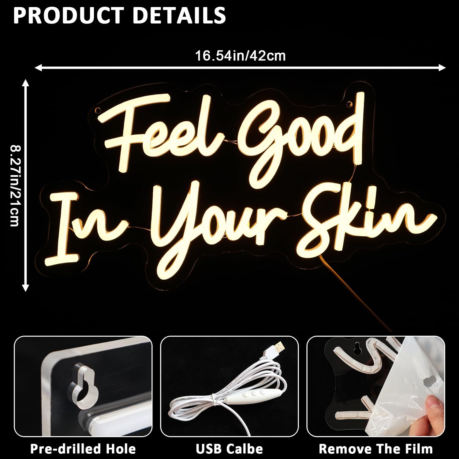 Enseigne néon LED « Se sentir  - Your Beauty Makeup avis et prix