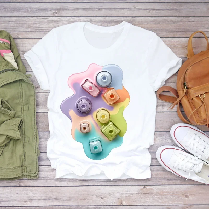 T-shirt blanc à manches courte - Your Beauty Makeup avis et prix